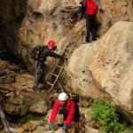 on Mauri e Miki Ferrata Burrone Giovanelli